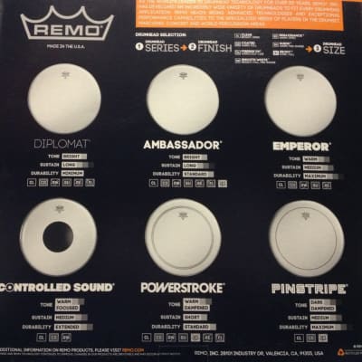 Remo drum store heads for sale