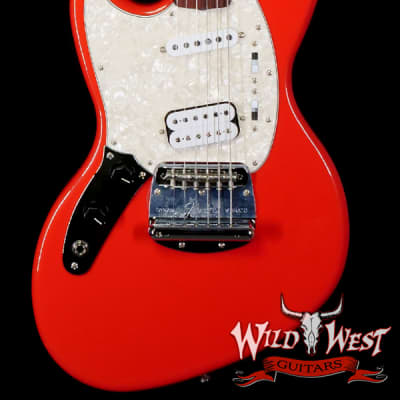 Fender Kurt Cobain Jag-Stang Rosewood Fingerboard Fiesta Red Left-Hand Lefty for sale