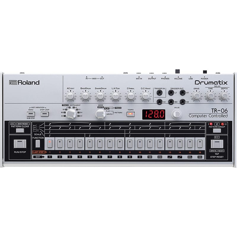 Mint Roland Boutique TR-06 Drumatix Rhythm Performer Virtual Analog Drum Sound Module image 1