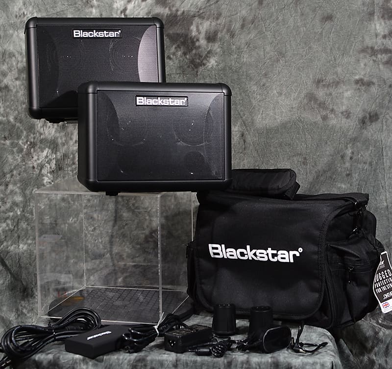 Blackstar Super Fly Street Pack Battery Powered Amp w Case & Extension  Cabinet We Ship FAST