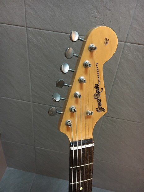 美品 Grassroots グラスルーツ Stratocaster ホワイト 白 GrassRoots By ESP Japan Stratocaster Vintage White | Reverb