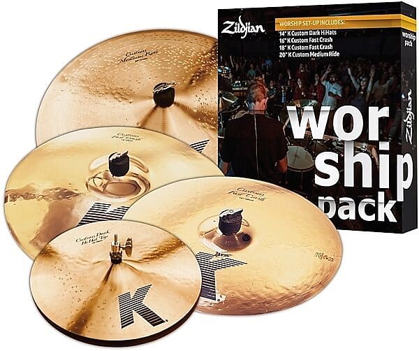 Zildjian KC0801W K Custom Worship Cymbal Pack image 1