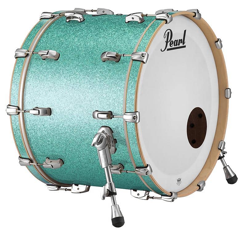 Pearl Music City Custom 26"x14" Reference Series Bass Drum w/BB3 Mount TURQUOISE GLASS RF2614BB/C413 image 1