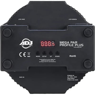 American DJ ADJ Mega Flat Pak 8 Plus LED Mega Par Profile System w/ Bag + Cables image 3