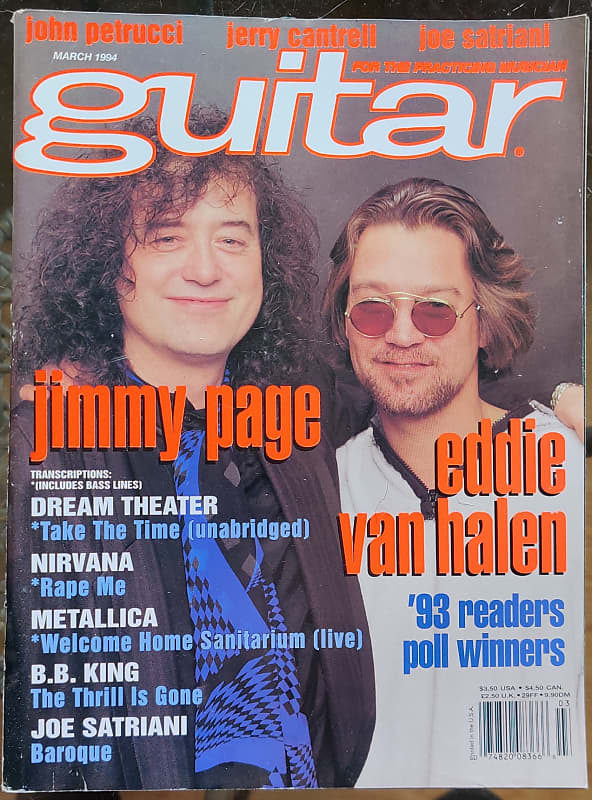 Guitar Magazine Page and Eddie 1994 March | Reverb