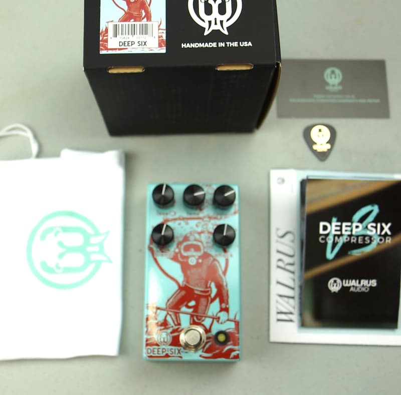 Walrus Audio Deep Six Compressor V3 2018 - 2021 - Blue / Red | Reverb