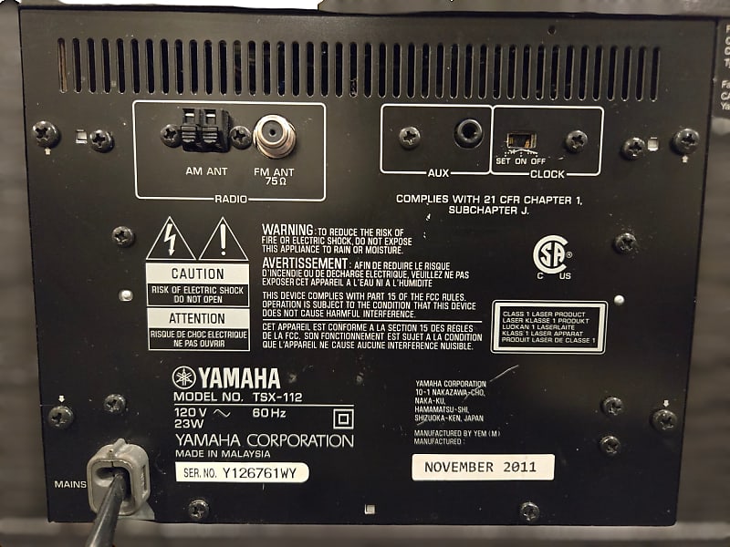 その他 YAMAHA TSX-112(Y) 2025年最新】TSX-112 YAMAHAの人気アイテム - メルカリ