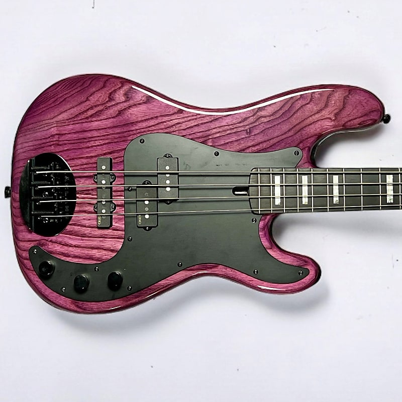 Lakland Skyline 44-64 Custom GZ, Trans Purple / Ebony / | Reverb UK