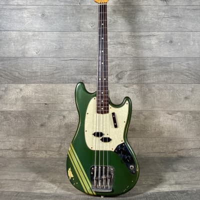 Fender Competition Mustang Bass 1971 Lake Placid Blue image 1