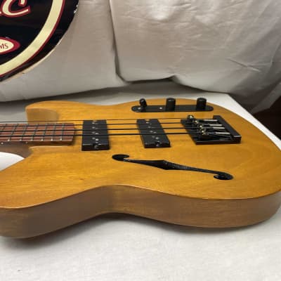 TONA T Bass Carved Semi-Hollowbody Singlecut 4-string Bass 2021 image 10