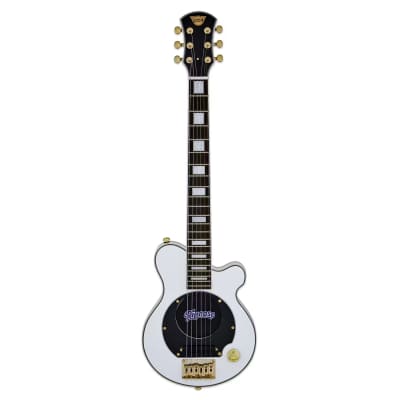 Pignose PGG-259 Electric Guitar with Built-in Amplifier - White for sale