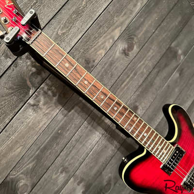 Fender Special Edition Custom Telecaster Red Burst Electric Guitar FMT image 9