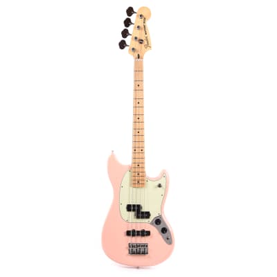 Fender Player Mustang Bass PJ Shell Pink w/Mint Pickguard (CME Exclusive) Pre-Order image 4