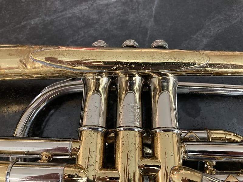 Buescher True Tone 400 Cornet 1940 Brass and Nickel