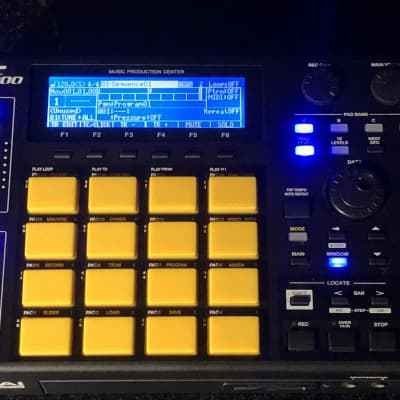 🔥🔥CUSTOM AKAI MPC 1000 Sampler USB🔥 FULL BLACK & BLUE & YELLOW 🔥combo to s950 s3000xl mpc 3000 60 X LIVE 2000xl 2500 s3000 s3200 4000 5000 z4 z8🔥🔥