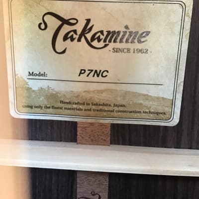Takamine P7NC Acoustic-Electric Guitar image 4