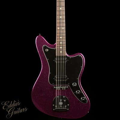 Suhr Eddie's Guitars Exclusive Roasted Classic JM Mastery - Magenta Sparkle image 3