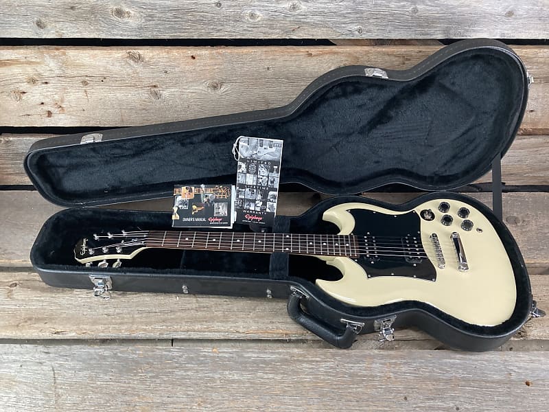 Epiphone SG G-310 w/Hardcase, Vintage White | Reverb