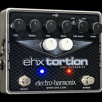 Mint Electro-Harmonix EHX TORTION JFET overdrive/preamp, 9.6DC-200 PSU included image 2