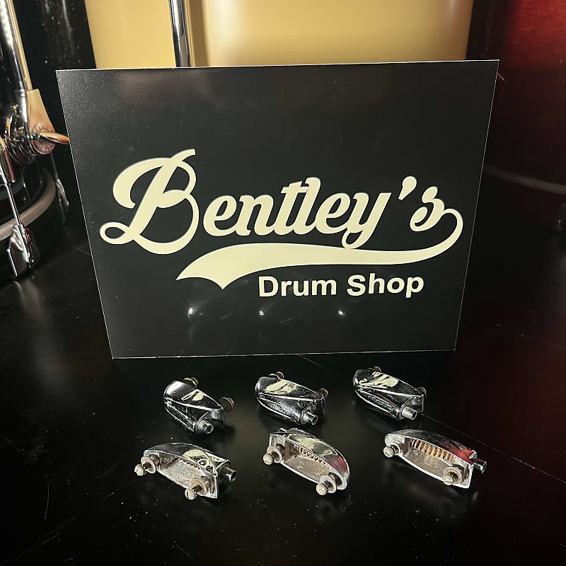 Vintage 60's Gretsch Floor Tom Lugs Set of 6 (Box HW) Reverb