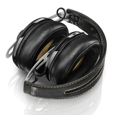 Sennheiser HD 1 Momentum Wireless Over-Ear Black Headphones w/ Bluetooth Mic (Open Box) image 4