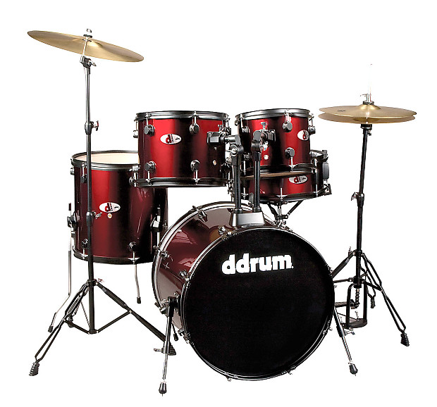 ddrum D120B-BR 5pc Drum Set with Cymbals and Hardware (8x10/9x12/14x14/16x20/5.5x14") image 1