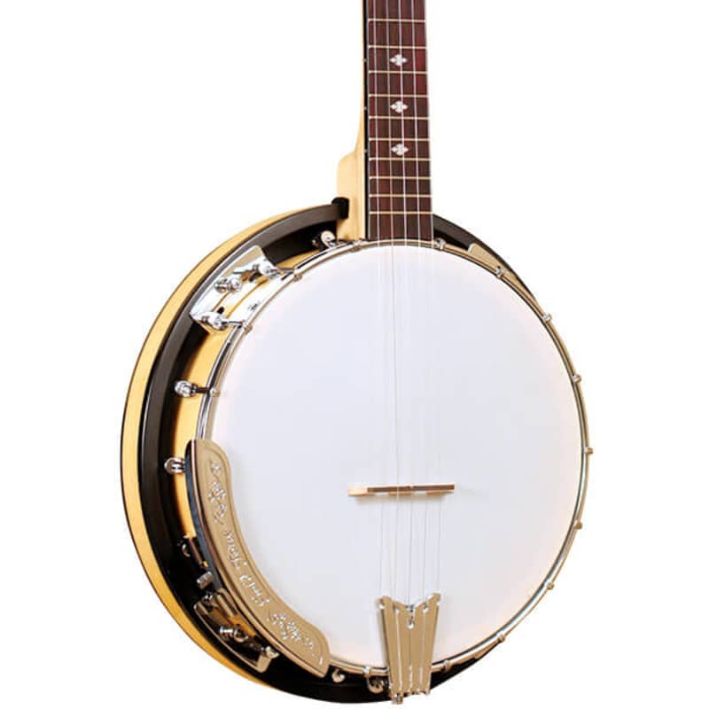 Gold Tone CC-100RW Cripple Creek Resonator Banjo with Wide Fingerboard Gloss Natural