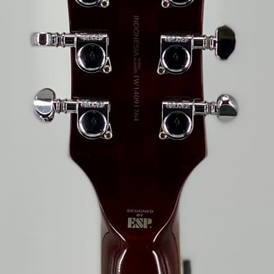 ESP Ltd EC401VF Electric Guitar w/ DiMarzio Pickups Faded Cherry Sunburst Ser# IW14091764 image 8