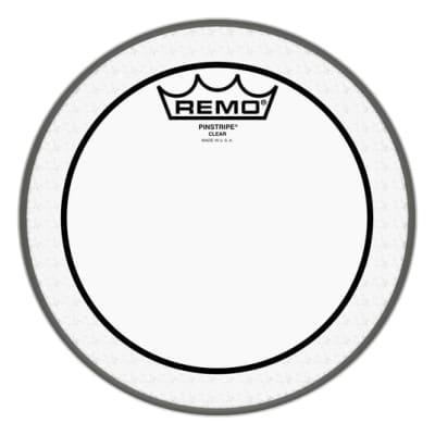 Remo Pinstripe Clear Drum Head 8in image 1