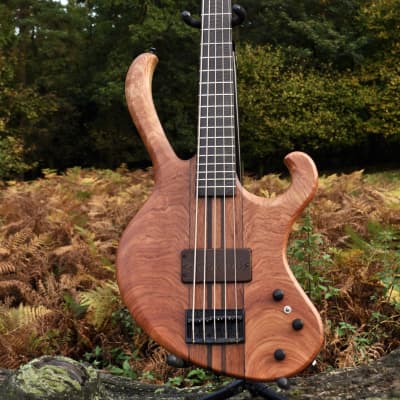 Manton Customs Ascendant 5 String Bass - African Rosewood, Nordstrand Sting Ray Pickup image 11