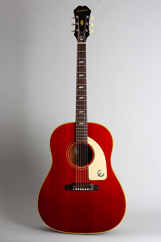 Epiphone  FT-79NT Texan Flat Top Acoustic Guitar (1970), ser. #901387, original grey chipboard case. image 1