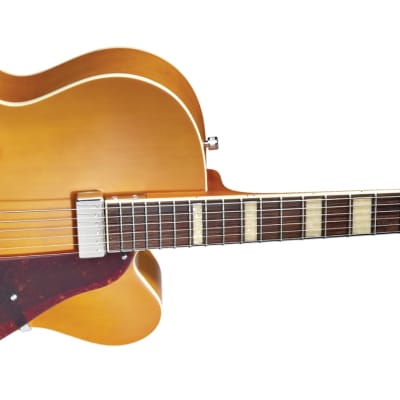 Gretsch G100CE Synchromatic Archtop Cutaway Electric - Flat Natural image 3
