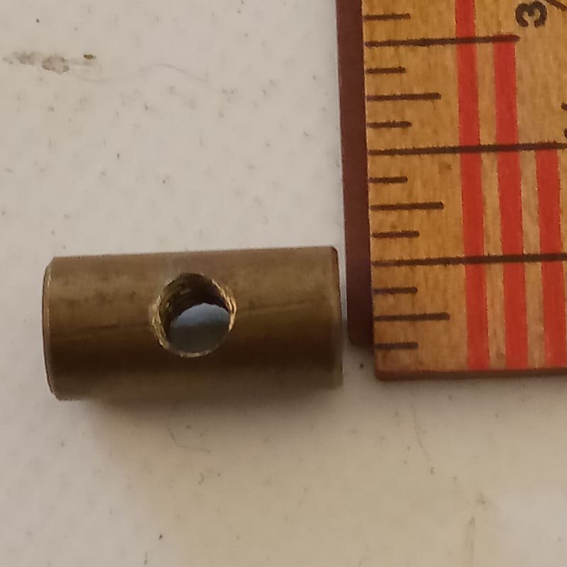 Slingerland Brass Muffler Nut Cylinder Snare/Tom Drum Tone Reverb