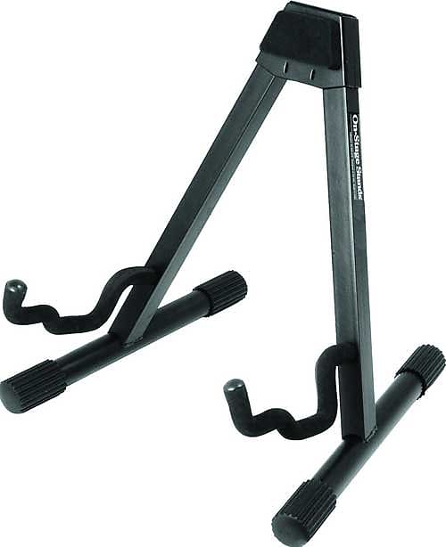 On-Stage GS7462B Professional Collapsible A-Frame Guitar, Mixer, or Amplifier Stand image 1