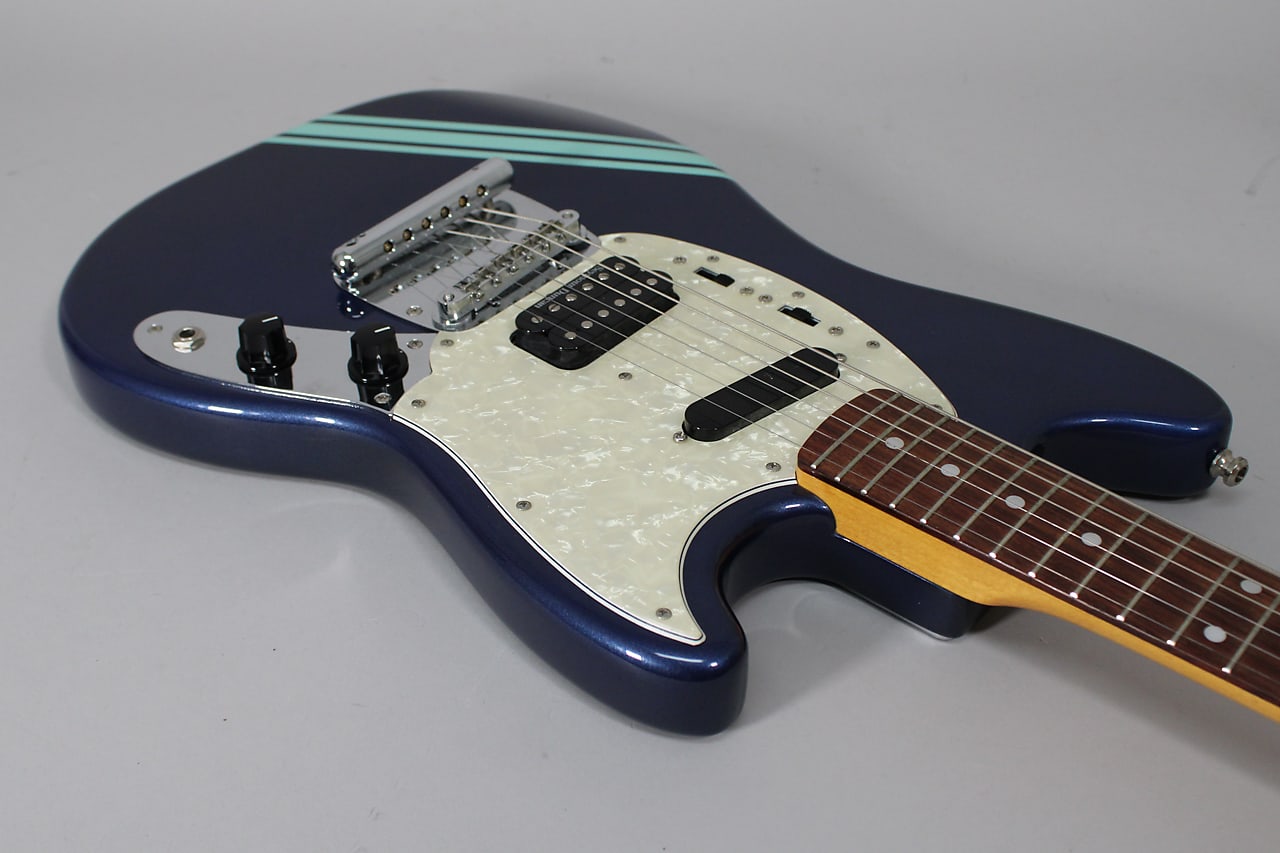 2012 Fender Mustang Kurt Cobain Competition Lake Placid Blue w/Bag image 10