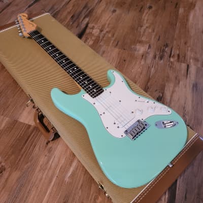 1996 Fender Jeff Beck Signature Stratocaster Surf Green Collectors Grade W/OHSC & Candy image 8