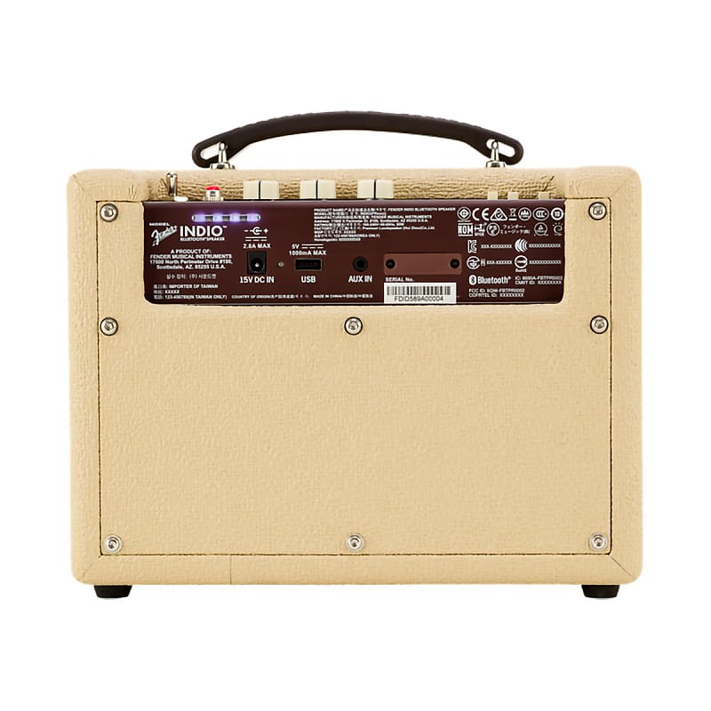 FENDER INDIO Bluetoothスピーカー BLONDE Fender indio bluetooth speaker top