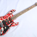 EVH / Striped Series Frankie, Maple Fingerboard, Red with Black Stripes Relic Secondhand! [93145]