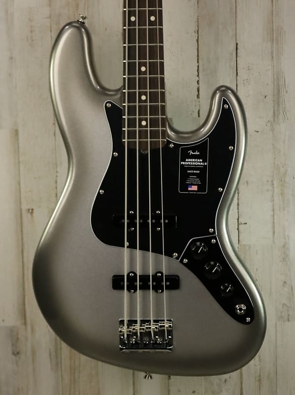 DEMO Fender American Professional II Jazz Bass - Mercury | Reverb