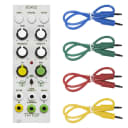 Tiptop Audio ECHOZ Delay Effects Module - White Panel COLOR CABLE KIT