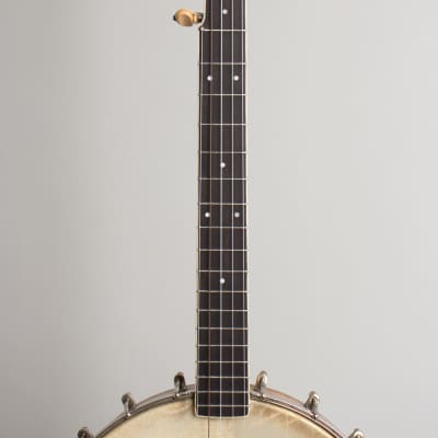DeWick  5 String Banjo,  c. 1915, original black hard shell case. image 8