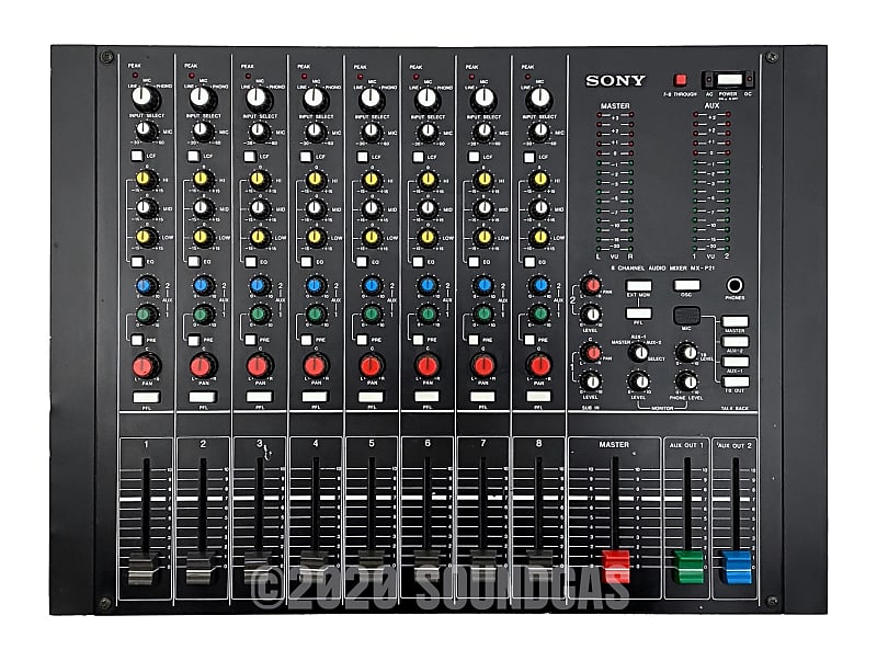 SONY mx p21 アナログミキサー　動作品 SONY mx p21 アナログミキサー 動作品 配信機器・PA機器