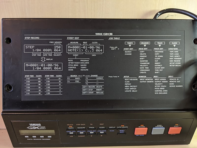 Yamaha QX5 MIDI Sequencer 8-track MIDI/FSK Japan Excellent Working Condition 1980s image 1