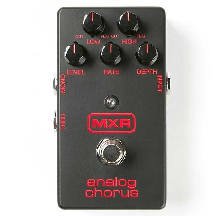 MXR M234 Analog Chorus Guitar Effects Pedal Limited Edition Black & Red