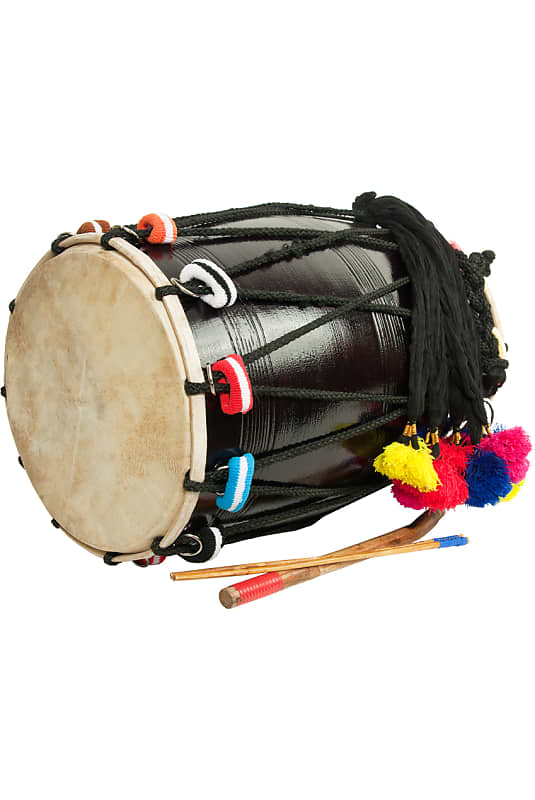 Banjira DHOL With Goatskin Heads 14-By-25-Inch & Beaters image 1