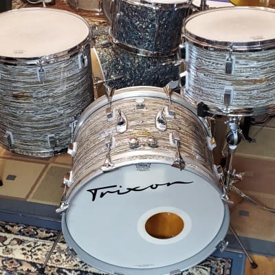 Trixon Luxus 3pc Drum Set 1950’s - Oyster Pearl | Reverb