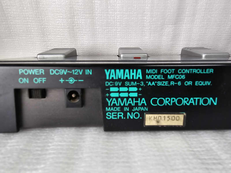 Yamaha MFC06 - MIDI FOOT CONTROLLER | Reverb