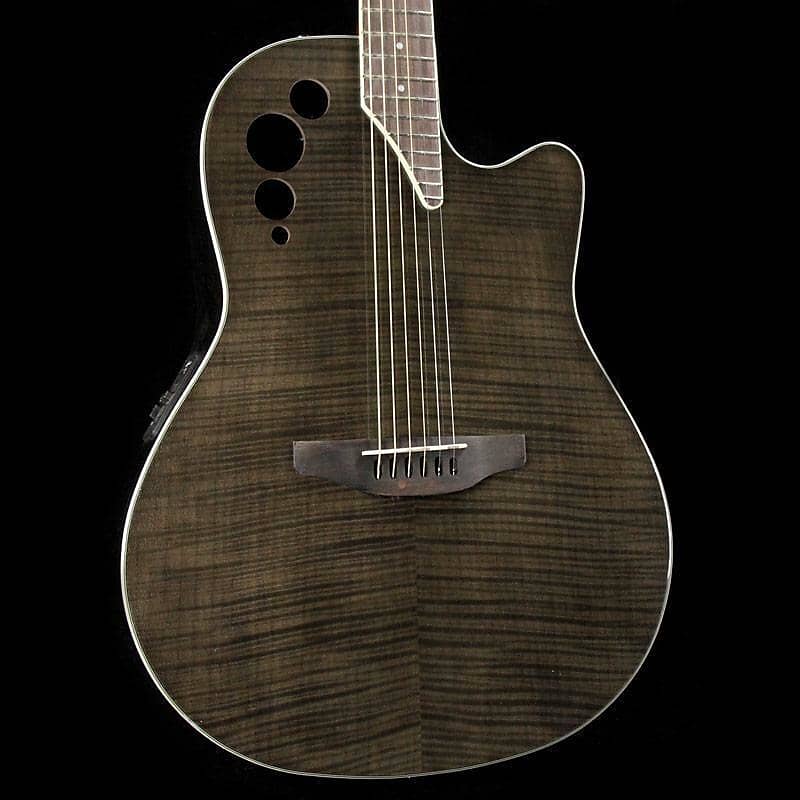 Ovation AE44IIP-TBKF Applause Elite Exotic Mid-Depth Mahogany Neck 6-String  Acoustic-Electric Guitar