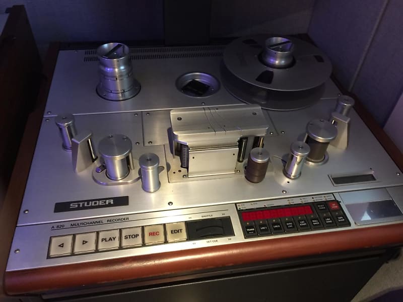 Studer A820 (2 24 Track) Recorder with Remote Control