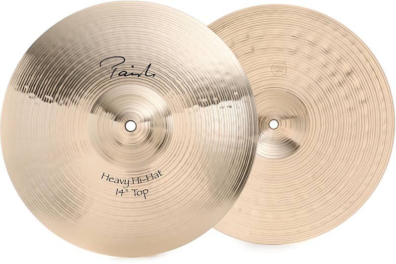 Paiste Signature Heavy Hi-hat Cymbals - 14 inch image 1